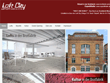 Tablet Screenshot of loftcity.at